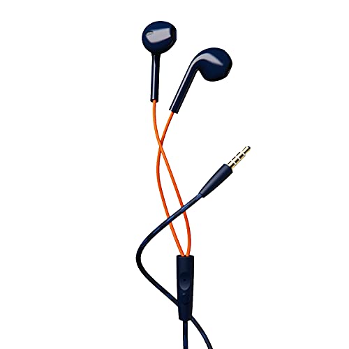boAt bassheads 105 Wired in Ear Earphones with Mic (Green)