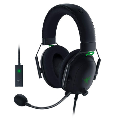 Razer BlackShark V2 X Wired Gaming On Ear Headset - Black|7.1 Surround Sound-50mm Drivers-Memory Foam Cushion-for PC,PS4,PS5,Switch,Xbox One,Xbox Series X|S,Mobile-3.5mm Audio Jack-RZ04-03240100-R3M1