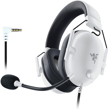 Razer BlackShark V2 X Wired Gaming On Ear Headset - Black|7.1 Surround Sound-50mm Drivers-Memory Foam Cushion-for PC,PS4,PS5,Switch,Xbox One,Xbox Series X|S,Mobile-3.5mm Audio Jack-RZ04-03240100-R3M1
